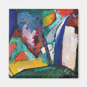 De waterval, Wassily Kandinsky Magneet (Voorkant)