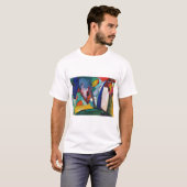 De waterval, Wassily Kandinsky T-shirt (Voorkant volledig)