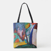 De waterval, Wassily Kandinsky Tote Bag (Achterkant)