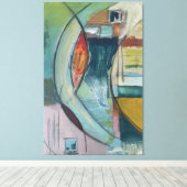 De "Watervallen" Canvas Afdruk (Insitu (Houten vloer))