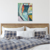 De "Watervallen" Canvas Afdruk (Insitu (Slaapkamer))