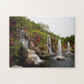 De Watervallen En Geisers Legpuzzel (Horizontaal)