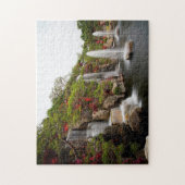 De Watervallen En Geisers Legpuzzel (Verticaal)