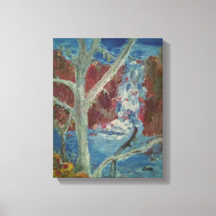 De watervallen Keene NH Canvas Print