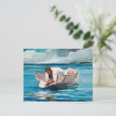 De waterventilator, beroemde kunst van Winslow Hom Briefkaart (Staand voorkant)