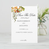 De Waterverf Apple Blossom slaat de datum op Kaart (Staand voorkant)