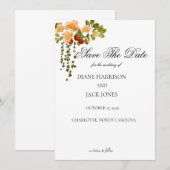 De Waterverf Apple Blossom slaat de datum op Kaart (Voorkant / Achterkant)