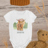 de Waterverf Baby van de Baby van de Heilige Koe H Romper