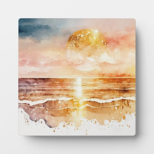 De Waterverf Beach Series Design 1 Fotoplaat (Voorkant)