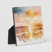De Waterverf Beach Series Design 1 Fotoplaat (Voorkant)