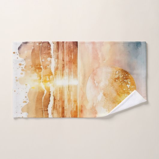 De Waterverf Beach Series Design 1 Handdoek (Handdoek)