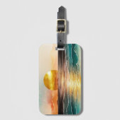 De Waterverf Beach Series Design 3 Bagagelabel (Voorkant (verticaal))