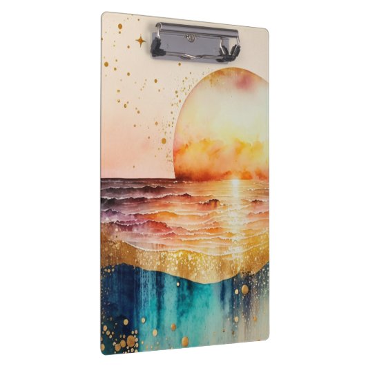 De Waterverf Beach Series Design 3 Klembord (Rechts)