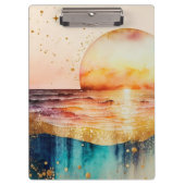 De Waterverf Beach Series Design 3 Klembord (Voorkant)