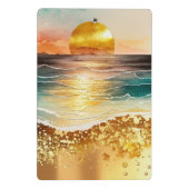 De Waterverf Beach Series Design 3 Mini Klembord (Achterkant)