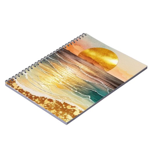 De Waterverf Beach Series Design 3 Notitieboek (Linkerzijde)