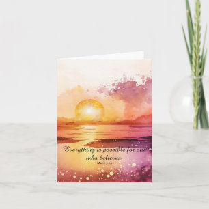 De Waterverf Beach Series Design 3 Notitiekaartje