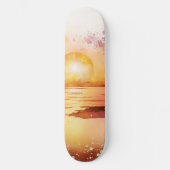 De Waterverf Beach Series Design 3 Persoonlijk Skateboard (Voorkant)