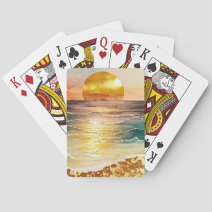De Waterverf Beach Series Design 3 Pokerkaarten