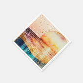 De Waterverf Beach Series Design 3 Servet (Hoek)