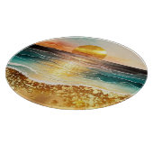 De Waterverf Beach Series Design 3 Snijplank (Hoek)