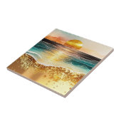 De Waterverf Beach Series Design 3 Tegeltje (Zijkant)