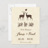 De waterverf bewaart de Datum Aankondigingskaart (Voorkant / Achterkant)