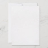 De waterverf Crystals die de datum ruilen Save The Date (Achterkant)