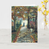 De waterverf die van Symapthy l schilderen Kaart (Gele Bloem)