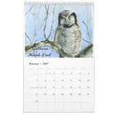 De waterverf is de kalender van de schilderijen 20 (Feb 2027)