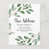 De waterverf laat de Nieuwe Aankondiging van de Be Briefkaart (Voorkant)