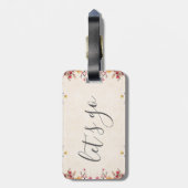 De  Waterverf laat ons Citaat gaan | BAGAGELABEL (Achterkant verticaal)