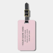 De  Waterverf laat ons Citaat gaan | BAGAGELABEL (Voorkant verticaal)