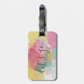 De  Waterverf laat ons Citaat gaan | BAGAGELABEL (Achterkant verticaal)