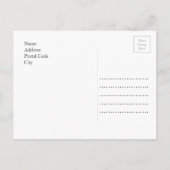 De waterverf Maple verlaat sparen de datum Aankondigingskaart (Achterkant)