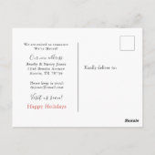 De Waterverf Nieuw Huis van de klap voor de Feestd Briefkaart (Achterkant)