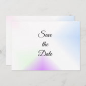 De waterverf Splash sparen de Datum Save The Date (Voorkant / Achterkant)