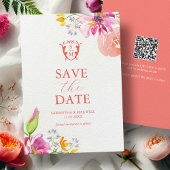 De waterverf stelt de datum vast save the date