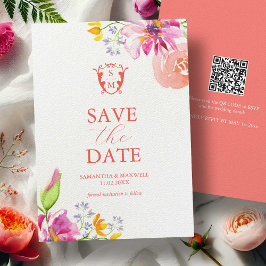 De waterverf stelt de datum vast save the date