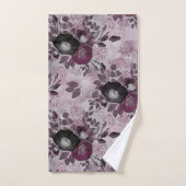 De waterverf van Bourgogne bloemen. Bad Handdoek (Handdoek)