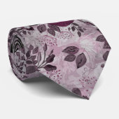 De waterverf van Bourgogne bloemen. Stropdas (Opgerold)