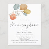 De Waterverf van de begroting laat Jubileum uitnod (Voorkant)