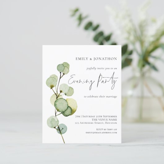 De Waterverf van de begroting verlaat de bruiloft (Staand voorkant)