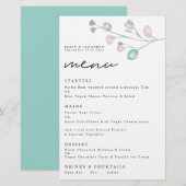 De Waterverf van de begroting verlaat het Menu van (Voorkant / Achterkant)