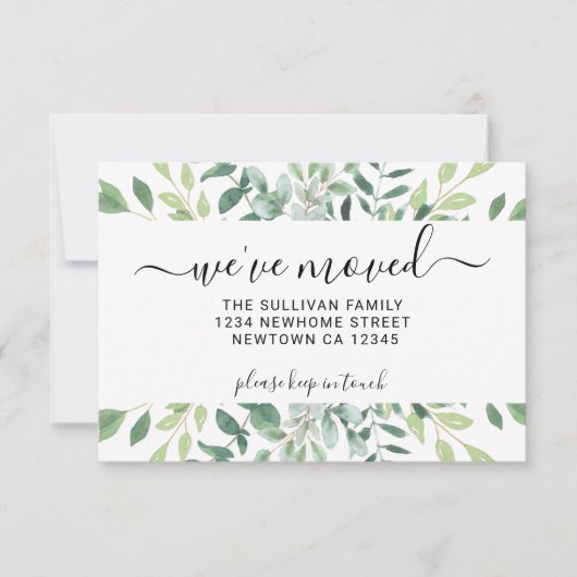 De Waterverf van de begroting Vloeiing wij hebben  Notitiekaartje (Voorkant)