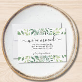 De Waterverf van de begroting Vloeiing wij hebben  Notitiekaartje