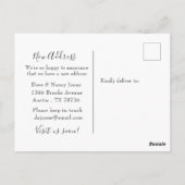 De waterverf van de brievenbus het Nieuwe Briefkaa Briefkaart (Achterkant)