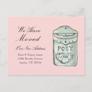 De waterverf van de brievenbus het Nieuwe Briefkaa Briefkaart