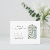 De waterverf van de brievenbus het Nieuwe Briefkaa Briefkaart (Staand voorkant)