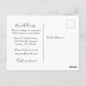 De waterverf van de brievenbus het Nieuwe Briefkaa Briefkaart (Achterkant)